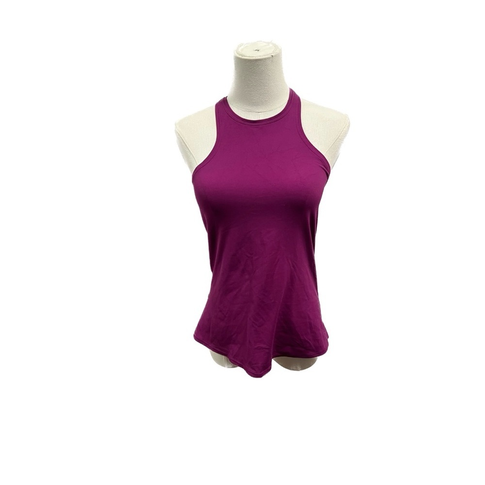 lululemon purple tank athletic high neck lightweight athleisure stretchy luxury